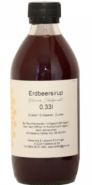 Erdbeersirup 330 ml