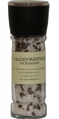 Traubenkern-Rosmarinsalz