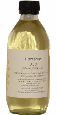 Hanfsirup 330 ml
