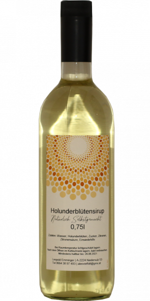 Holundersirup 750 ml