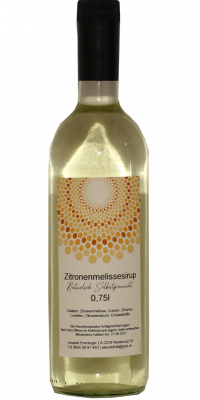 Zitronenmelissensirup 750 ml